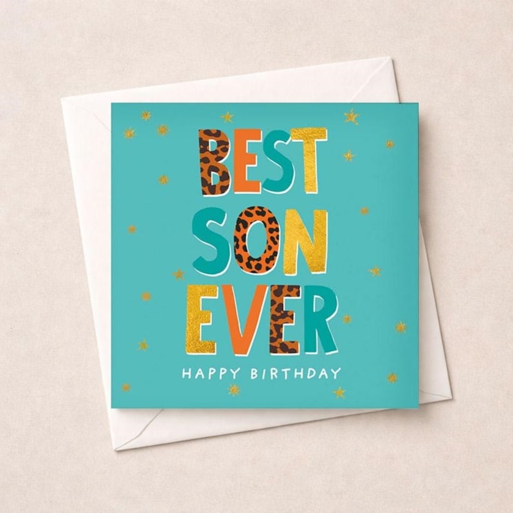 Son Birthday Card - Words Son Birthday Card - Words
