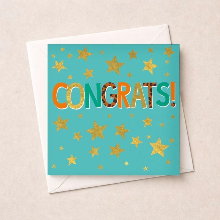 Congratulations Card - Stars Congratulations Card - Stars