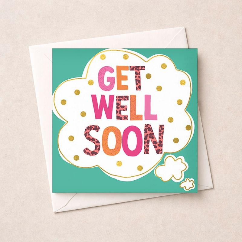 An image of Get Well Soon Card - Cloud