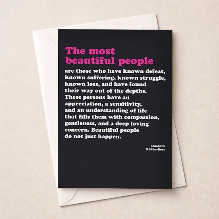 Open Card - The Most Beautiful People Open Card - The Most Beautiful People