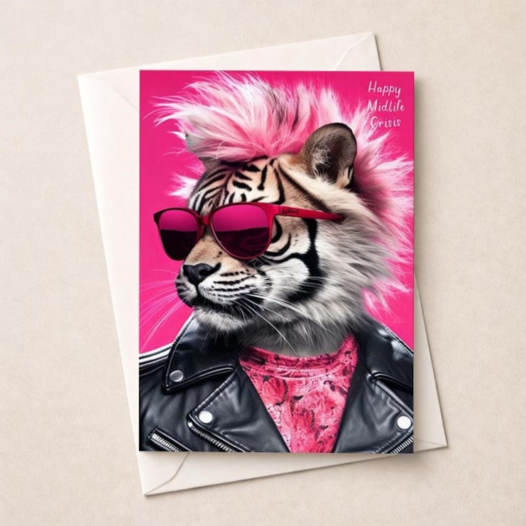 Birthday Card - Happy Midlife Crisis Birthday Card - Happy Midlife Crisis