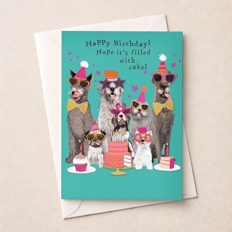 Birthday Card - Hope It's Filled With Cake Birthday Card - Hope It's Filled With Cake