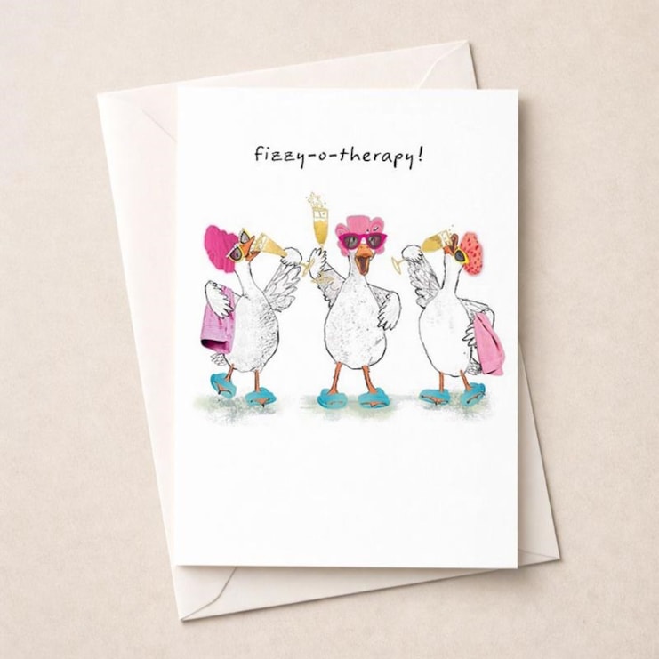 Open Card - Fizzy-O-Therapy Ducks Open Card - Fizzy-O-Therapy Ducks