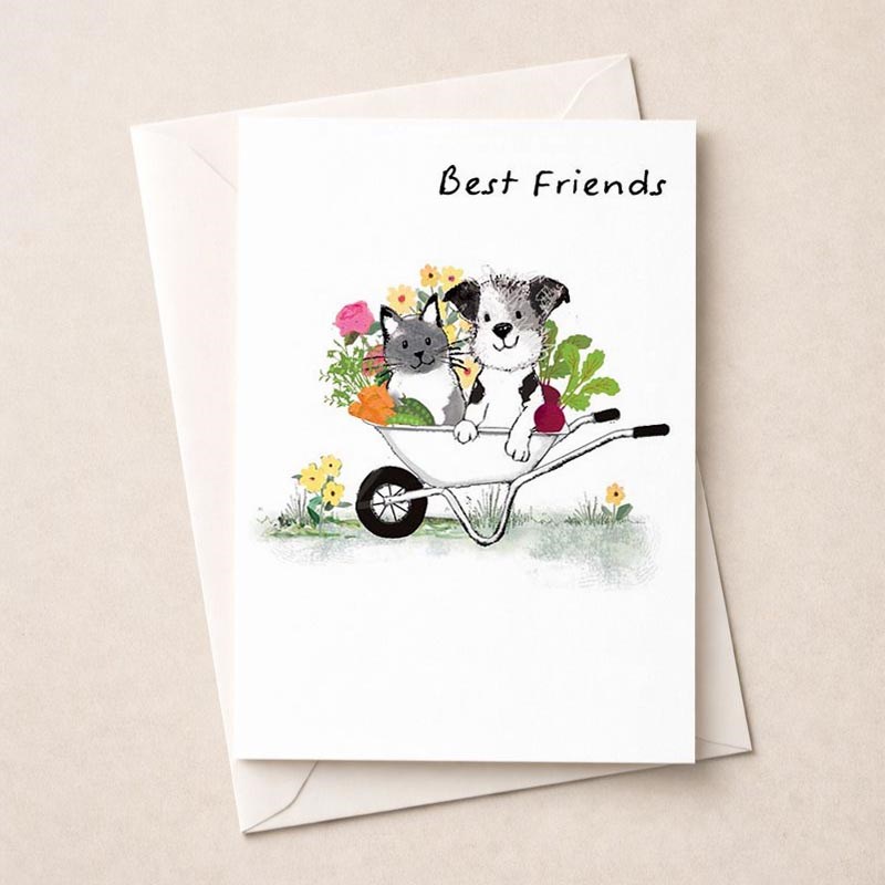 An image of Friendship Card - Best Friends