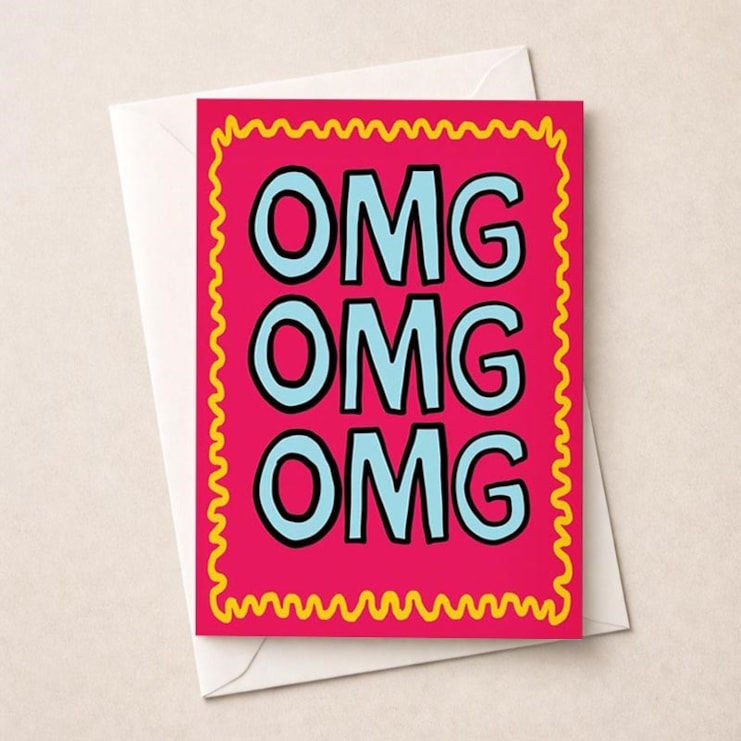 Open Card - OMG OMG OMG Open Card - OMG OMG OMG