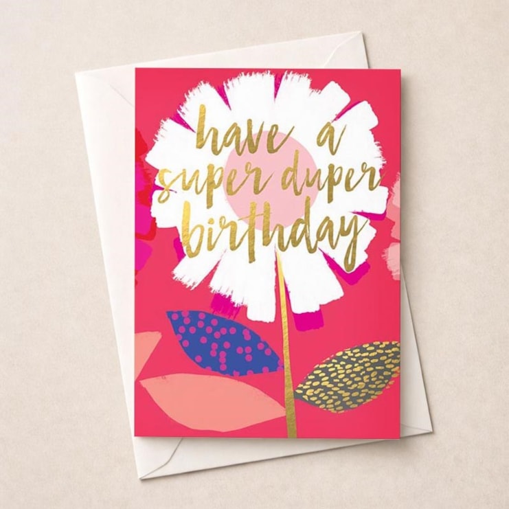 Birthday Card - Super Duper Birthday Birthday Card - Super Duper Birthday