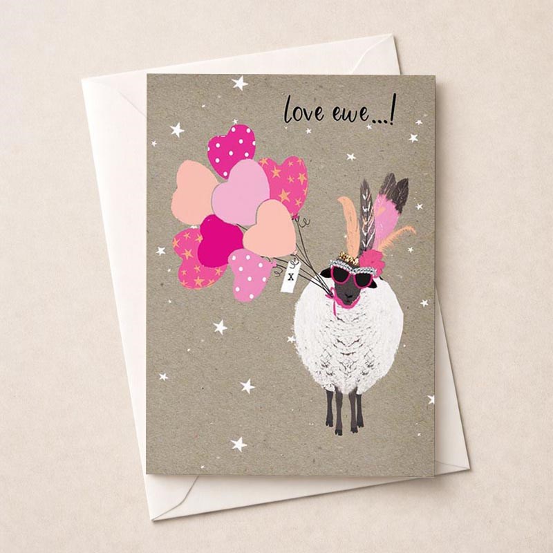 An image of Open Card - Love Ewe!