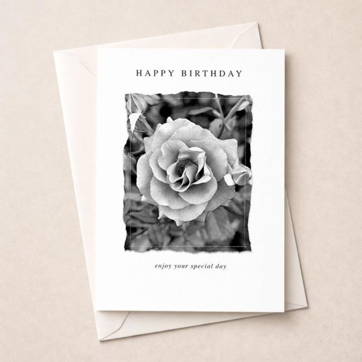 Birthday Card - Roses Birthday Card - Roses
