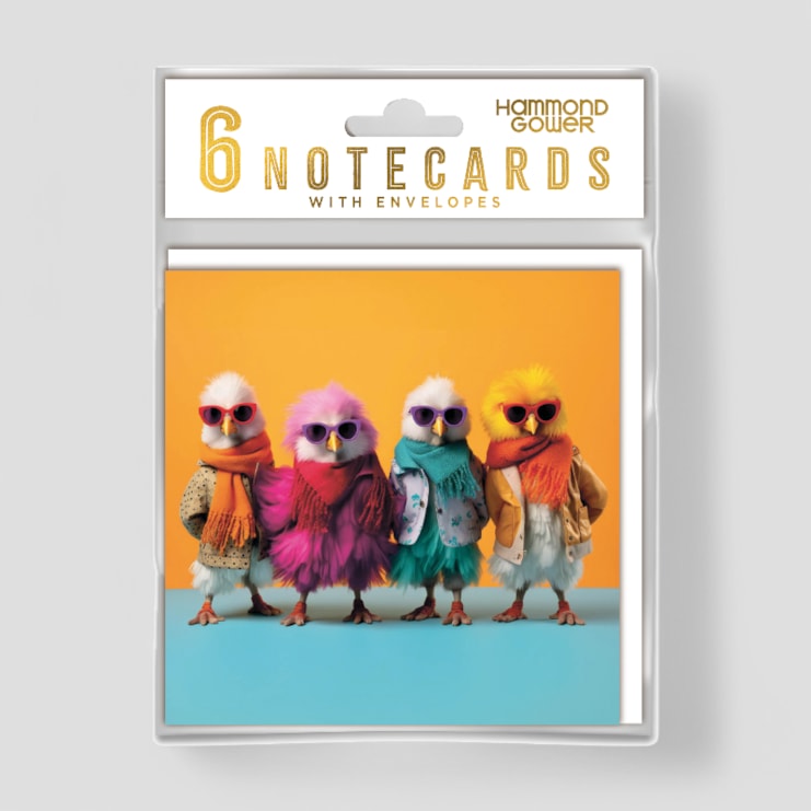 Hanging Notecard Set - Cool Chicks