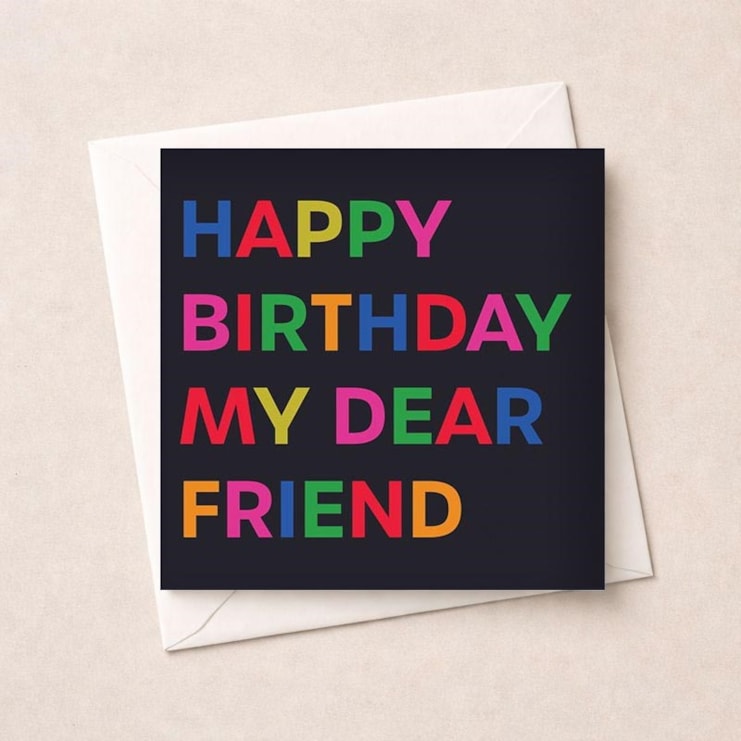 Birthday Card - My Dear Friend Birthday Card - My Dear Friend