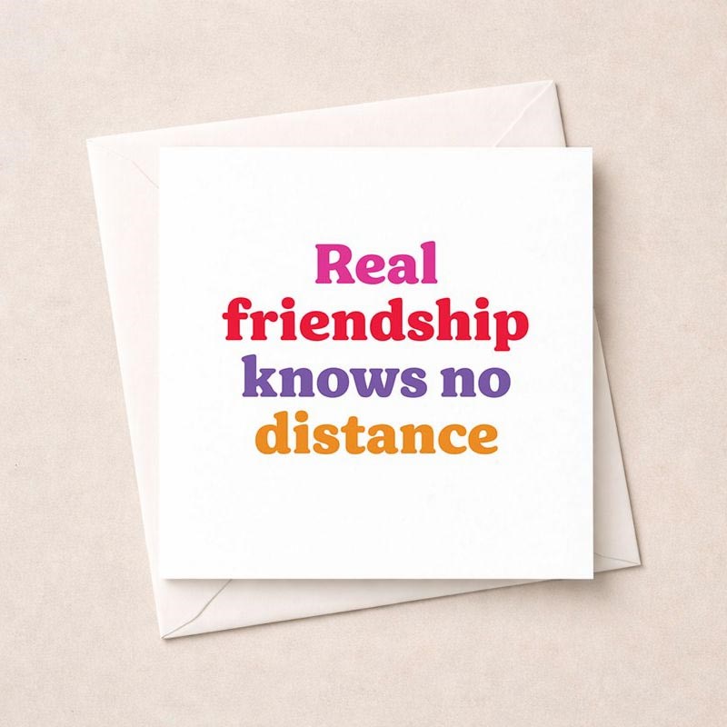 An image of Friendship Card - Real friendship