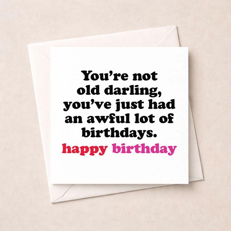 An image of Birthday Card - An Awful Lot Of Birthdays