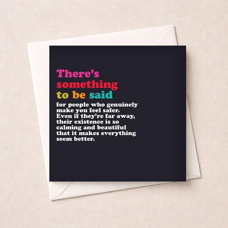 An image of Just To Say Card - There