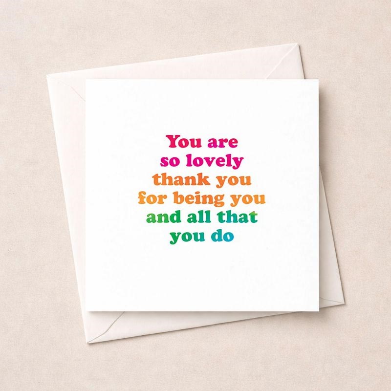 An image of Just To Say Card - You Are So Lovely