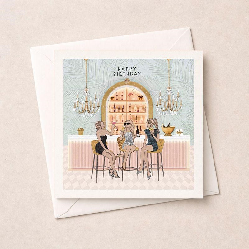 An image of Birthday Card - Girls Cocktails