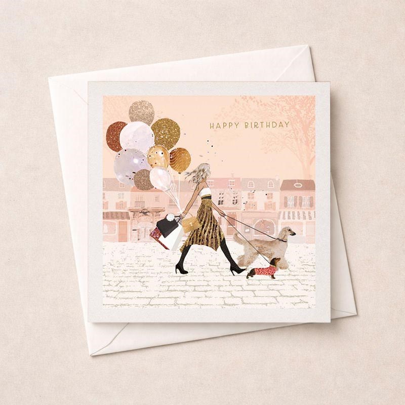 An image of Birthday Card - Shopping Trip