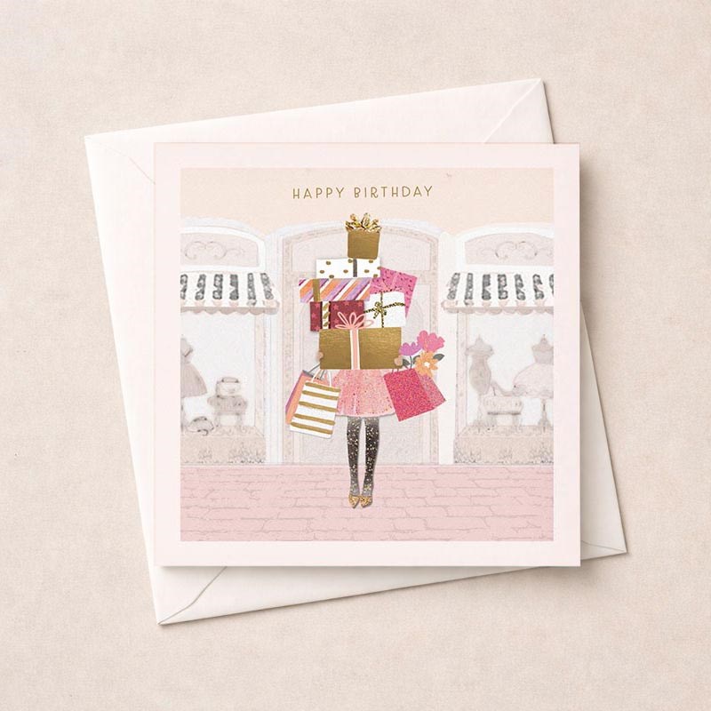 An image of Birthday Card - Stacks Of Presents