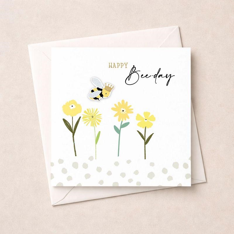 An image of Birthday Card - Happy Bee-day