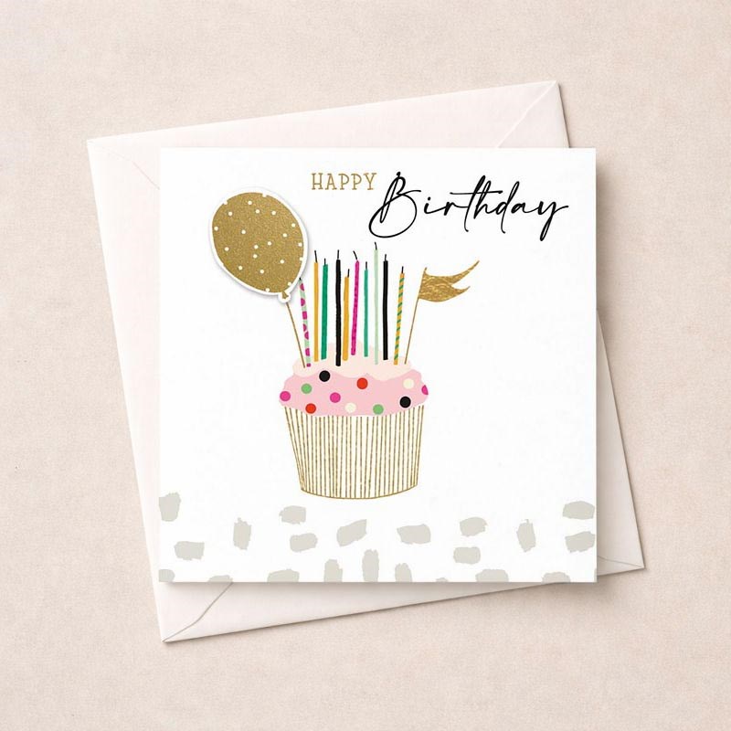 An image of Birthday Card - Cupcake