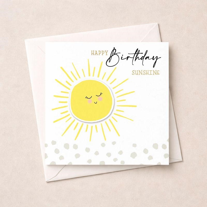 An image of Birthday Card - Sunshine