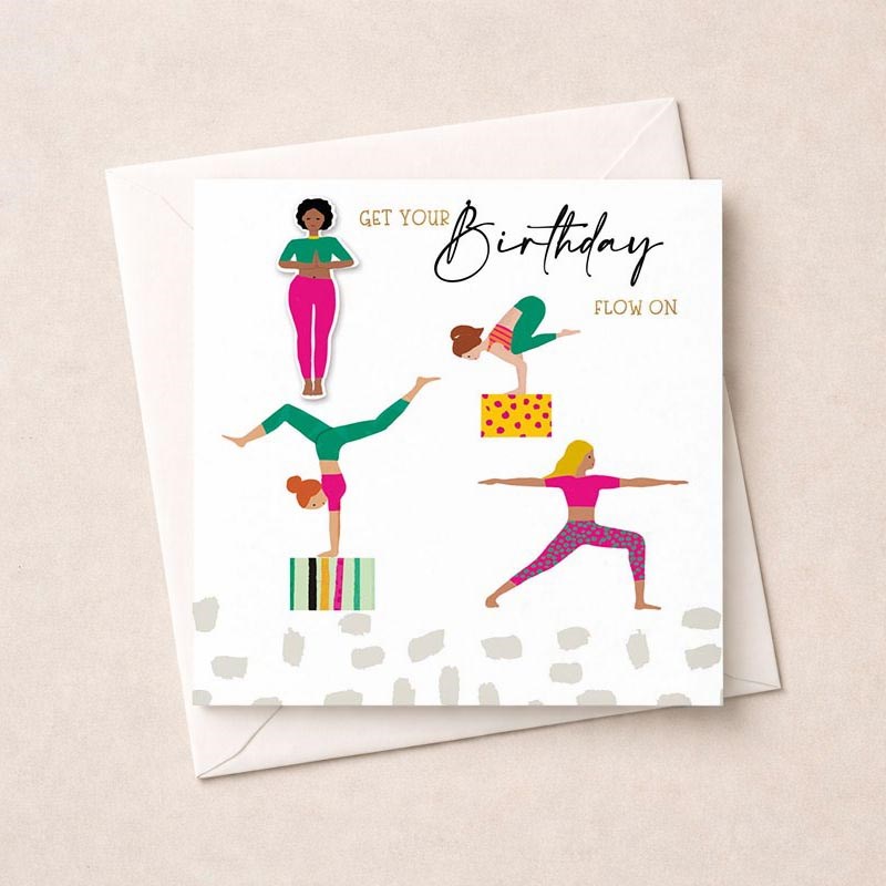 An image of Birthday Card - Yoga