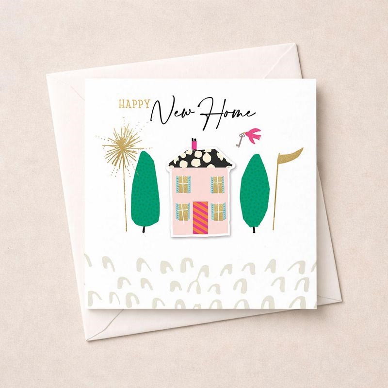 An image of New Home Card - House and Key