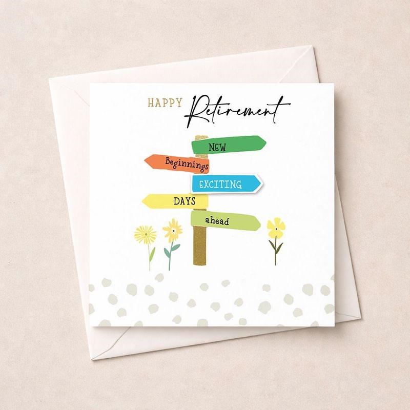 An image of Retirement Card - New Beginnings