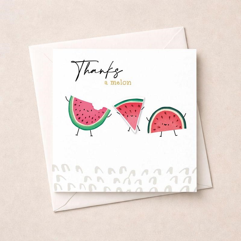An image of Thank You Card - Watermelon