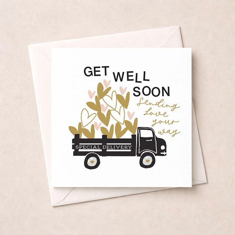An image of Get Well Soon Card - Special Delivery