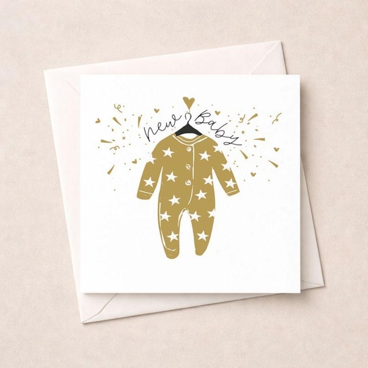 New Baby Card - Babygrow New Baby Card - Babygrow