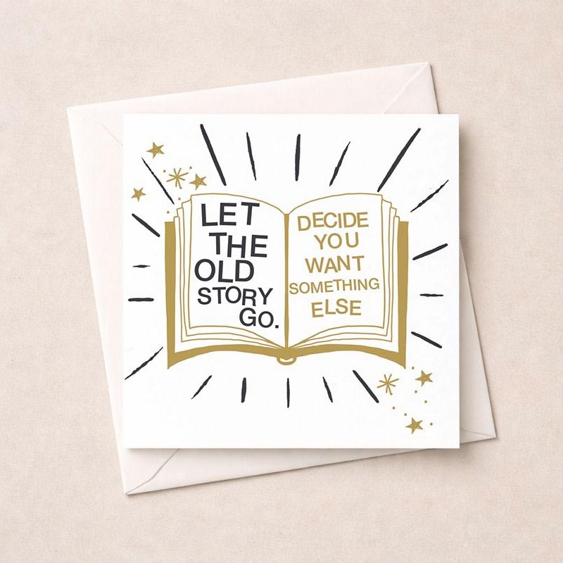An image of Open Card - Let The Old Story Go
