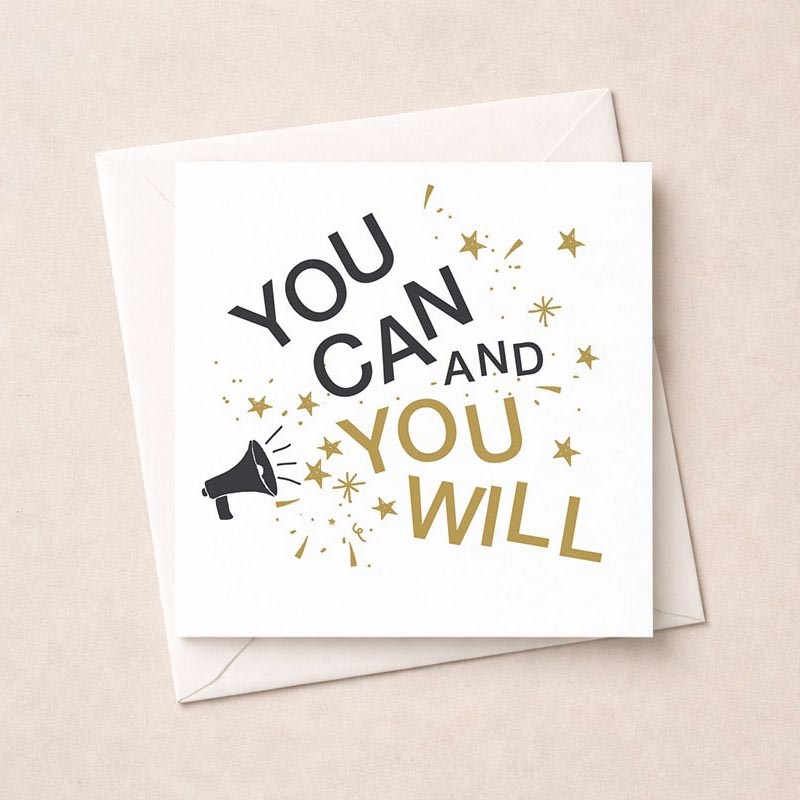 An image of Open Card - You Can And You Will