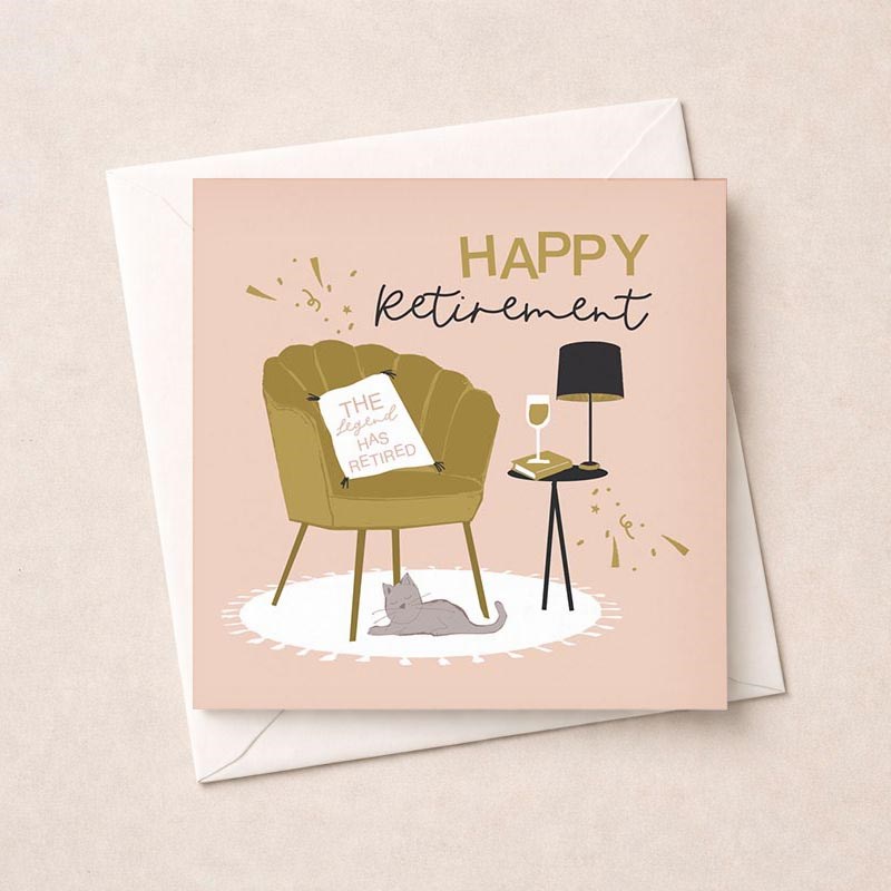 An image of Retirement Card - The Legend