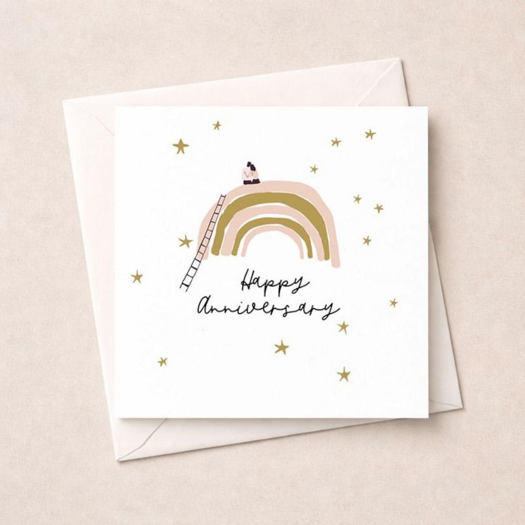 Anniversary Card - Rainbow Anniversary Card - Rainbow