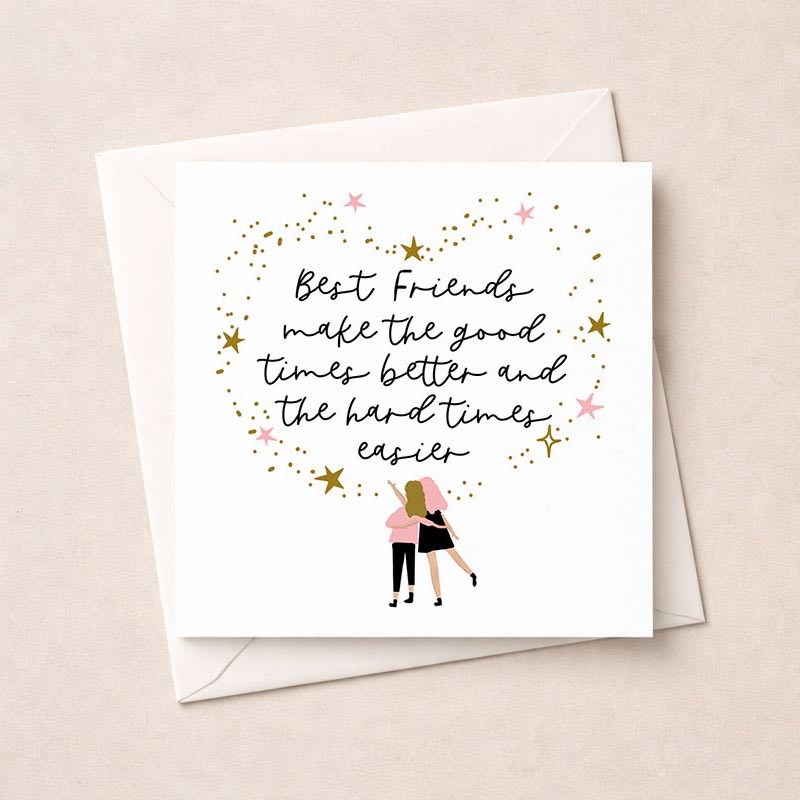 An image of Friend Card - Best Friends