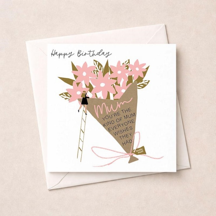 Mum Birthday Card - Bouquet Of Flowers Mum Birthday Card - Bouquet Of Flowers