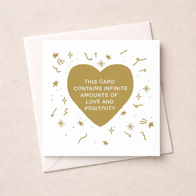 An image of Just To Say Card - Love And Positivity