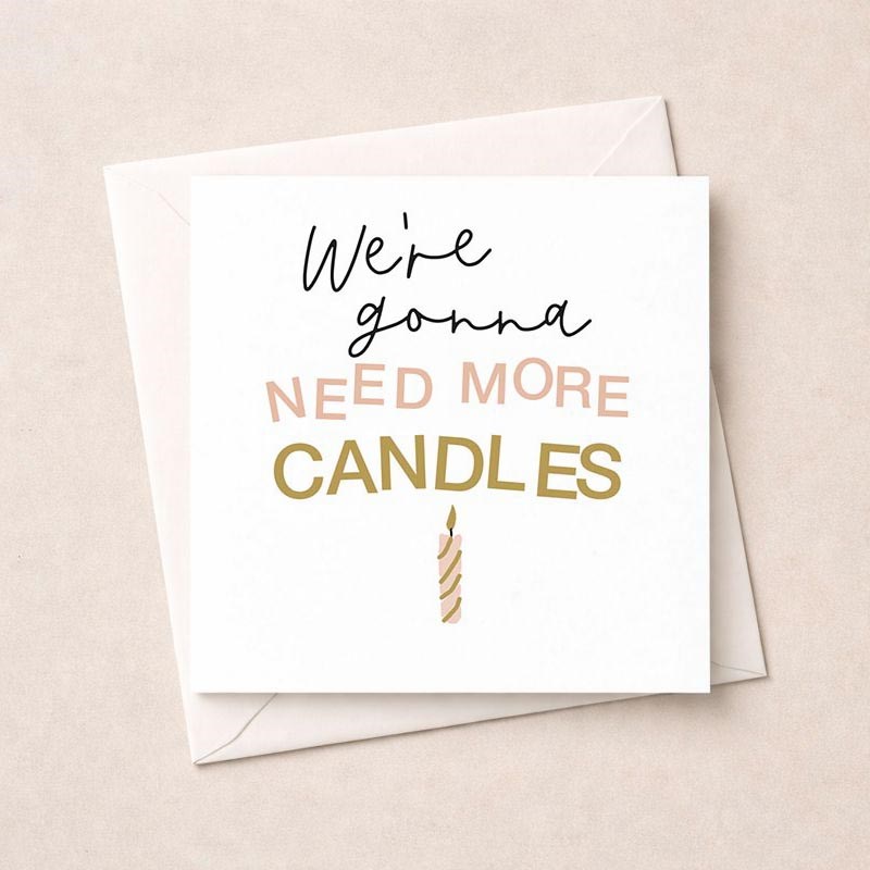 An image of Birthday Card - More Candles