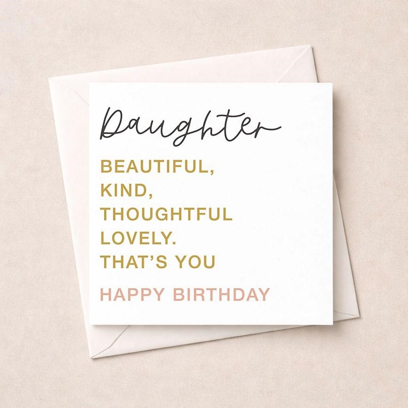 An image of Daughter Birthday Card - That's You
