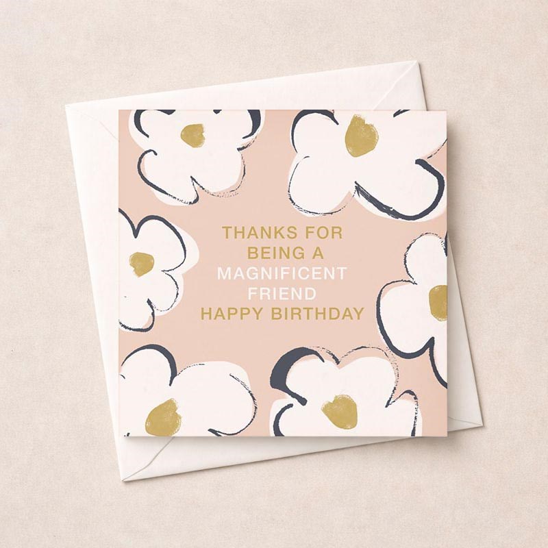 An image of Friend Birthday Card - Magnificent Friend