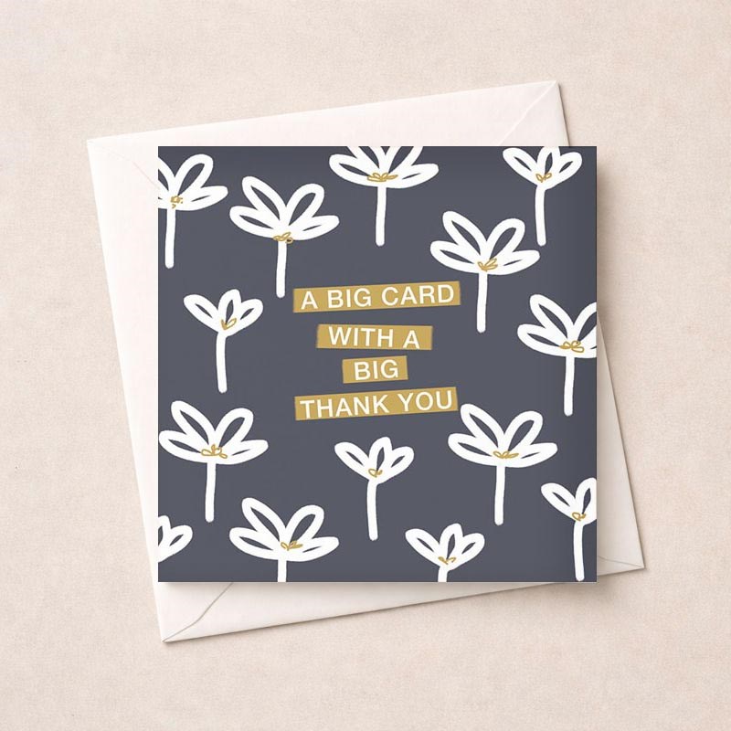 An image of Thank You Card - Big Thank You