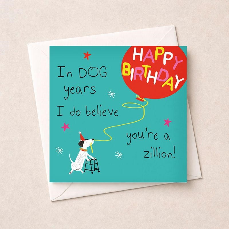 An image of Birthday Card - Dog Years