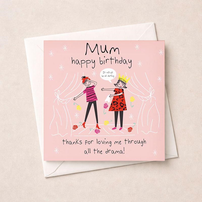 An image of Mum Birthday Card - Thanks For Loving Me