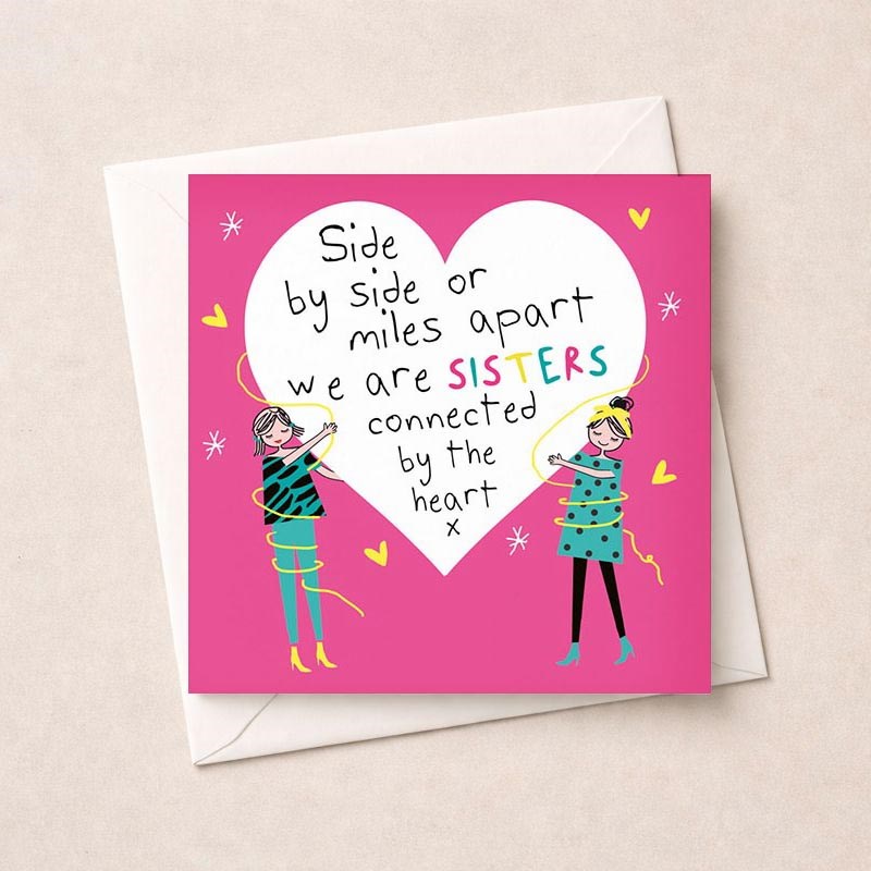 An image of Sister Card - Connected By The Heart