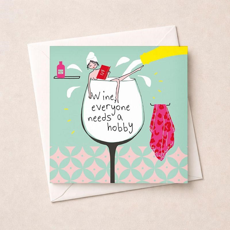 An image of Friendship Card - Wine