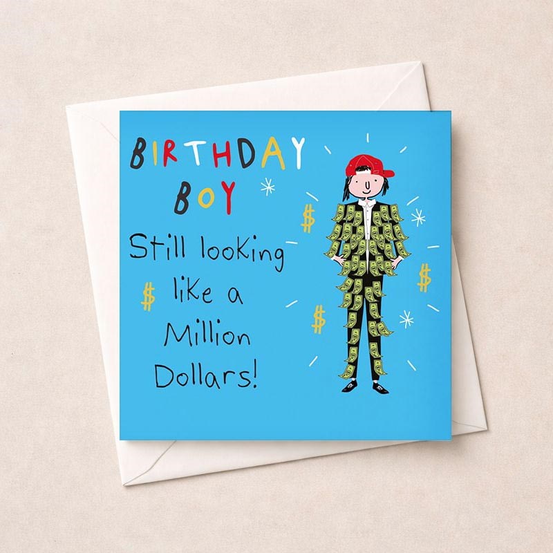 An image of Birthday Card - A Million Dollars