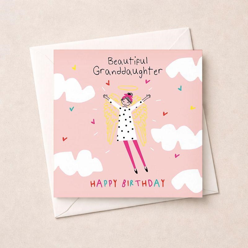 An image of Granddaughter Birthday Card - Beautiful Granddaughter