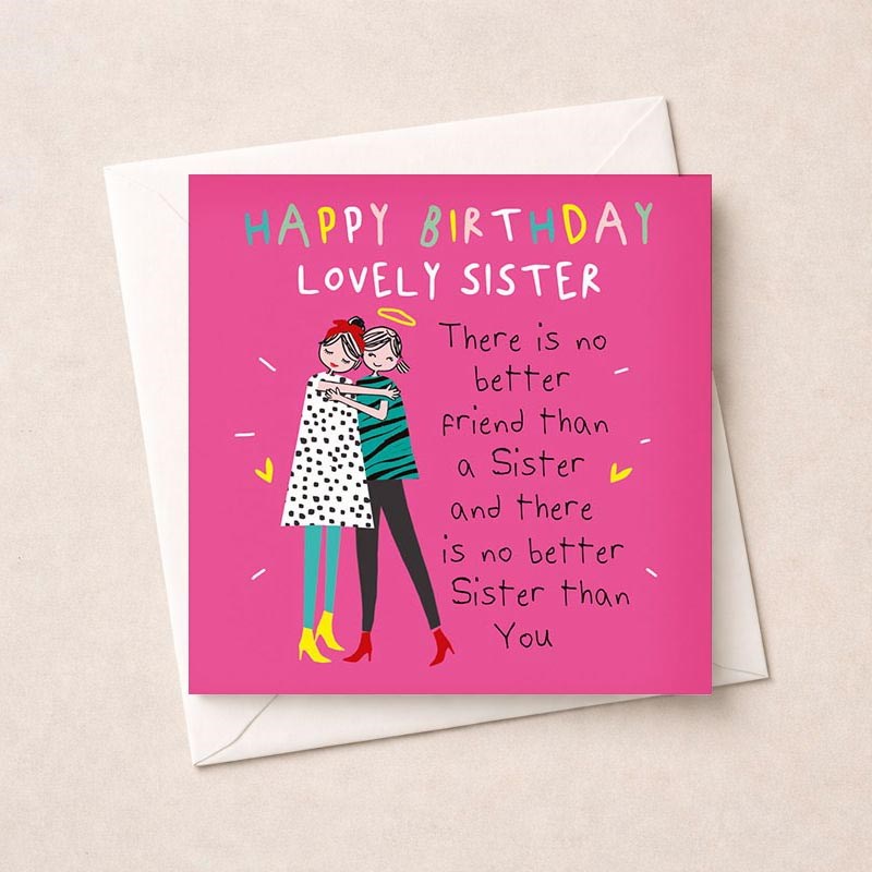 An image of Sister Birthday Card - Best Sister