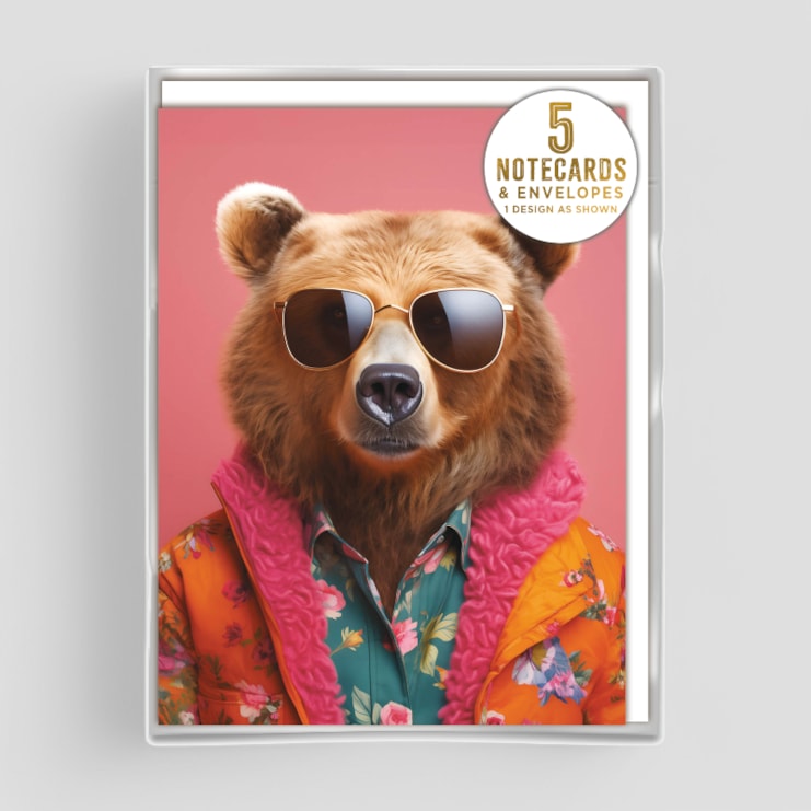 Small Notecards - Brown Bear