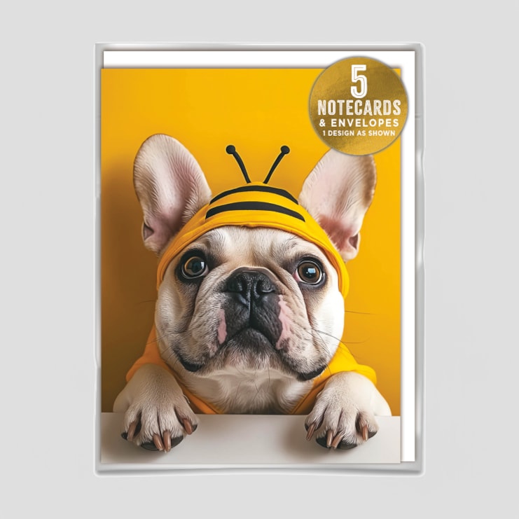 Small Notecards - Bee French Bulldog
